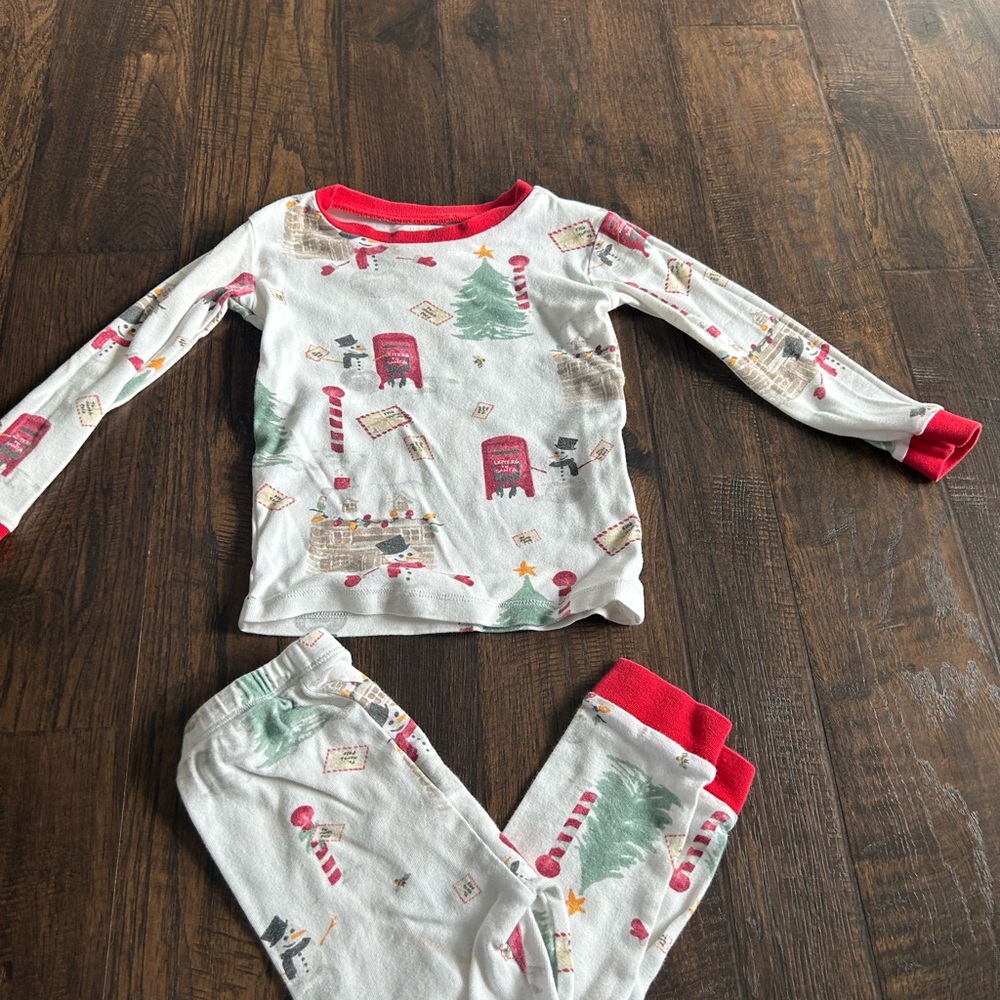 Festive Red and White Kids Pajamas